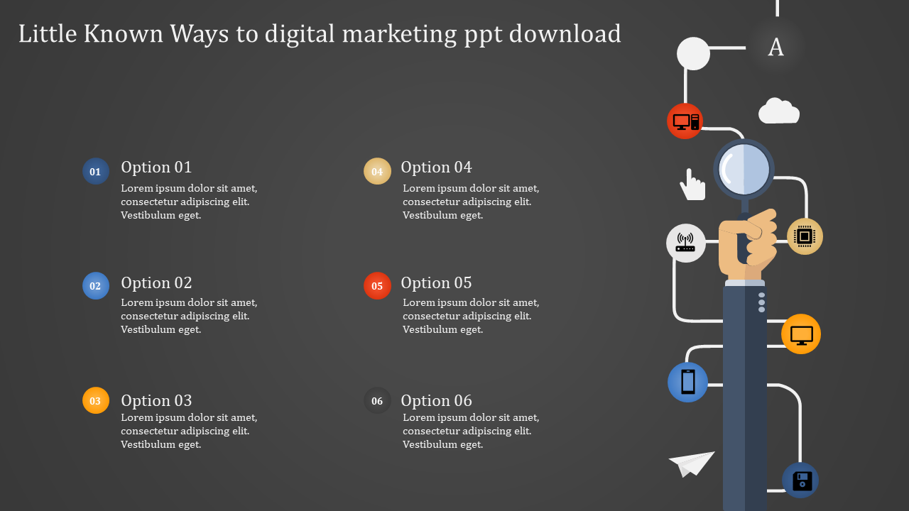 Free - Download Digital Marketing PPT Template and Google Slides